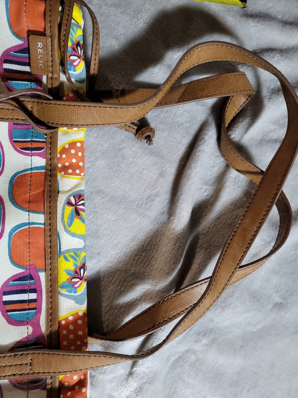 Relic Clear Vinyl Tote With Canvas Insert - Picture 7 of 9
